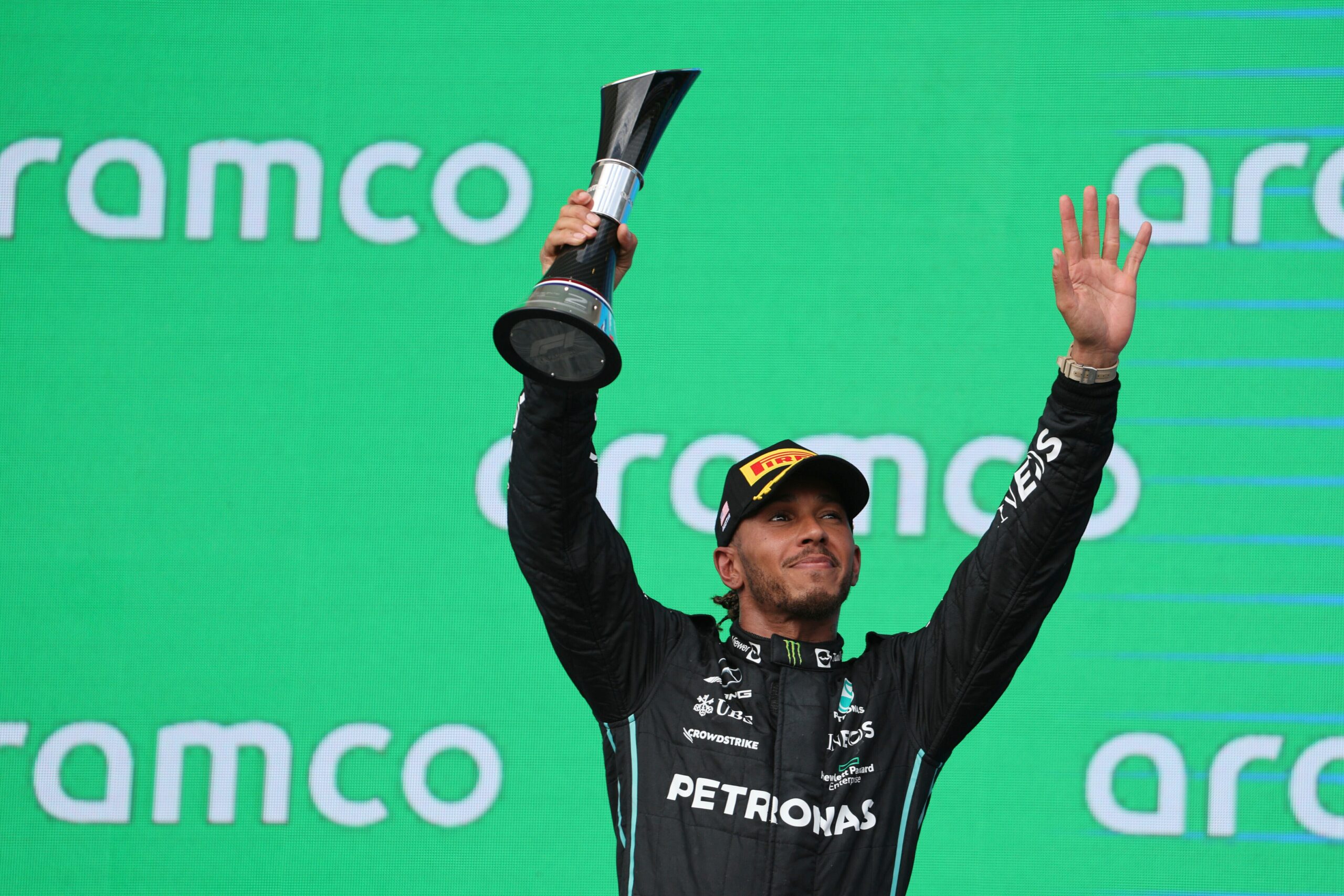 Circuit of The Americas, Austin, Formula 1 Aramco United States Grand Prix 2022, in the picture 2nd place for Lewis Hamilton. Photo: AP Hasan Bratic