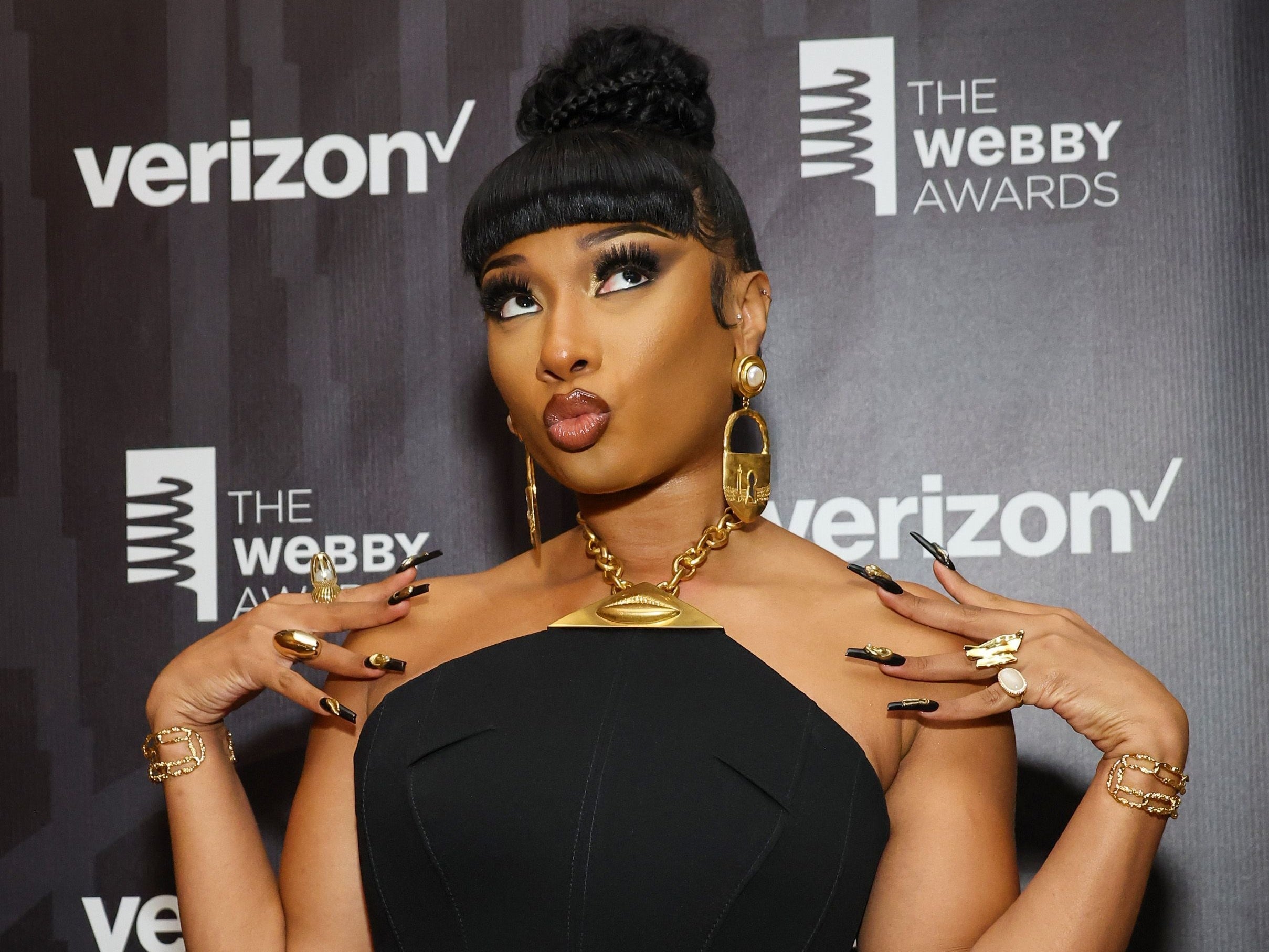 Megan Thee Stallion attends the 26th Annual Webby Awards on May 16, 2022 in New York City. Photo: Getty Images Mike Coppola for The Webby Awards