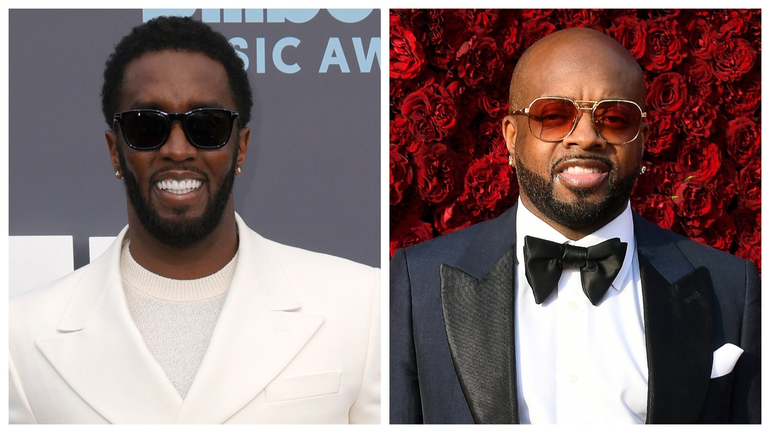 Diddy, left; Jermaine Dupri Photo: Getty Images Frazer Harrison/ Paras Griffin for Tyler Perry Studios