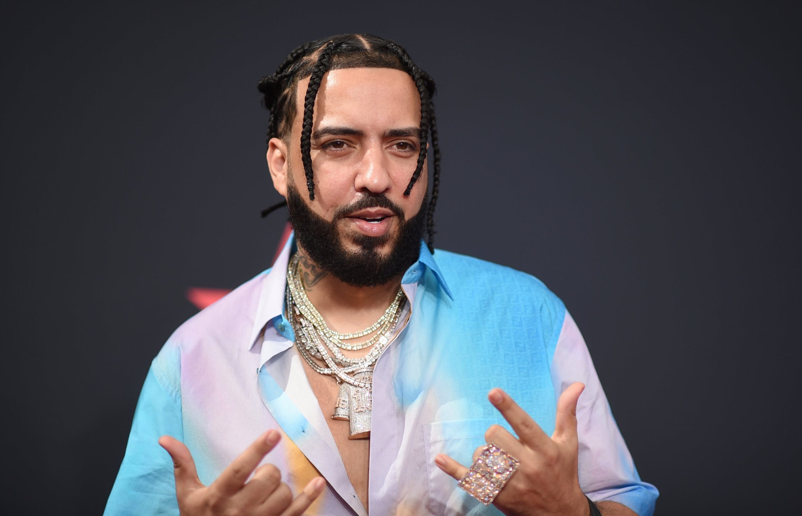 French Montana arrives at the BET Awards on Sunday, June 26, 2022, at the Microsoft Theater in Los Angeles. Photo: AP Richard Shotwell