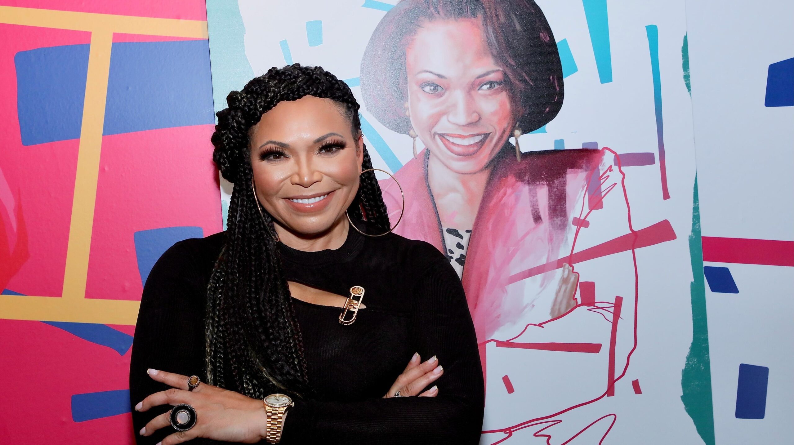 Tisha Campbell attends “Martin: The Reunion” private screening and experience on June 15, 2022 in Los Angeles, California. Photo: Getty Images Robin L Marshall for BET