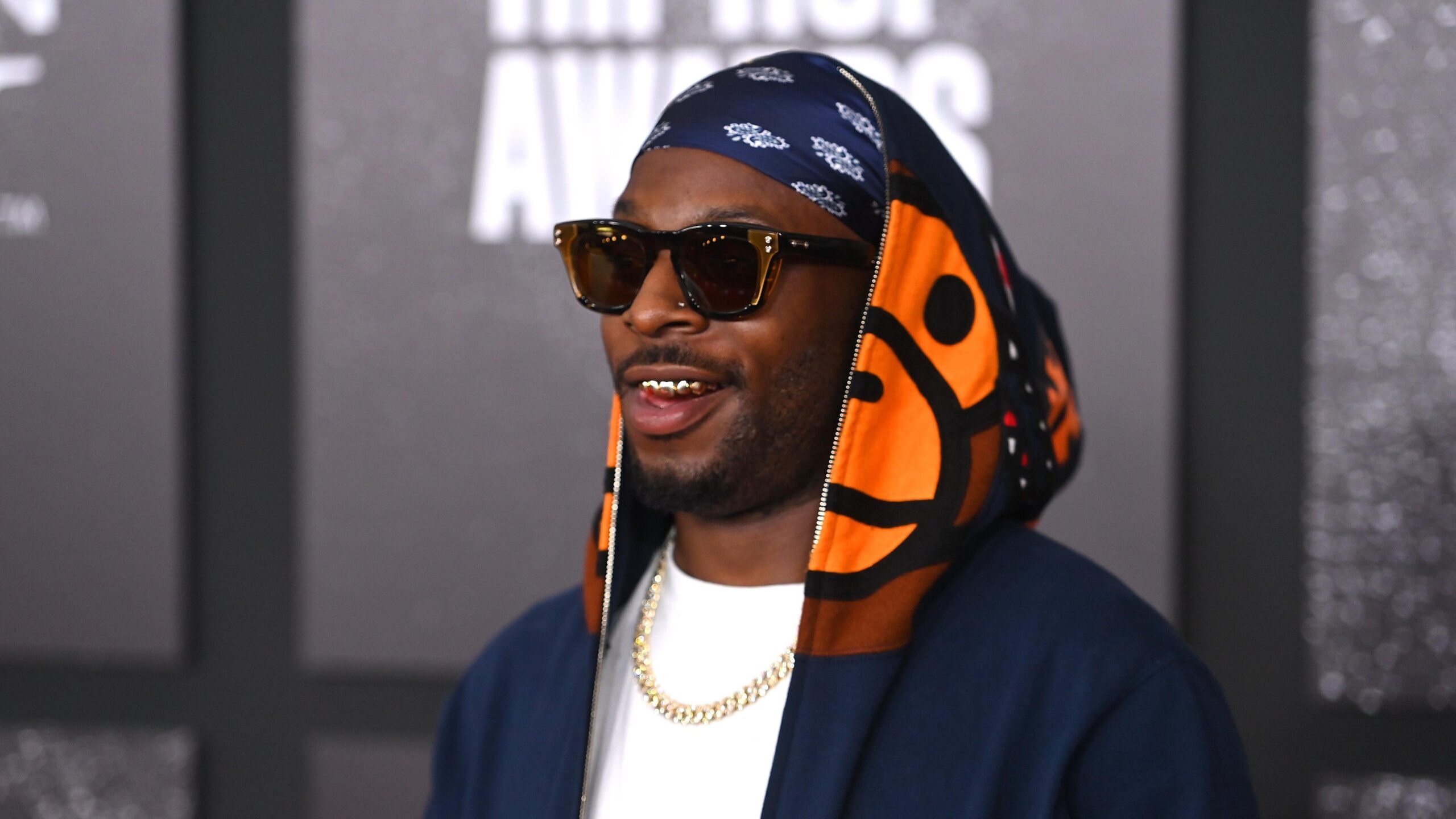 Isaiah Rashad attends the 2021 BET Hip Hop Awards at Cobb Energy Performing Arts Center on October 01, 2021 in Atlanta, Georgia. Photo: Getty Images Paras Griffin for BET