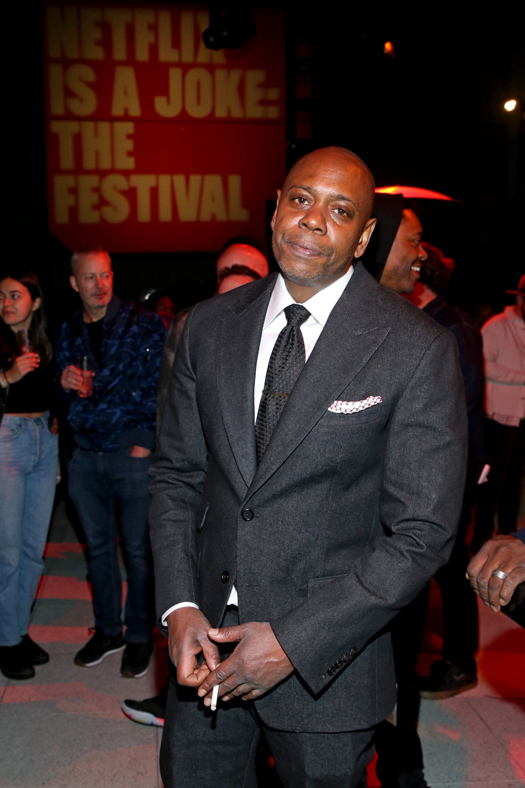 Dave Chappelle attends the Opening Night Party presented by NETFLIX IS A JOKE at W Hollywood on April 28, 2022 in Hollywood, California. Photo: Getty Images Phillip Faraone