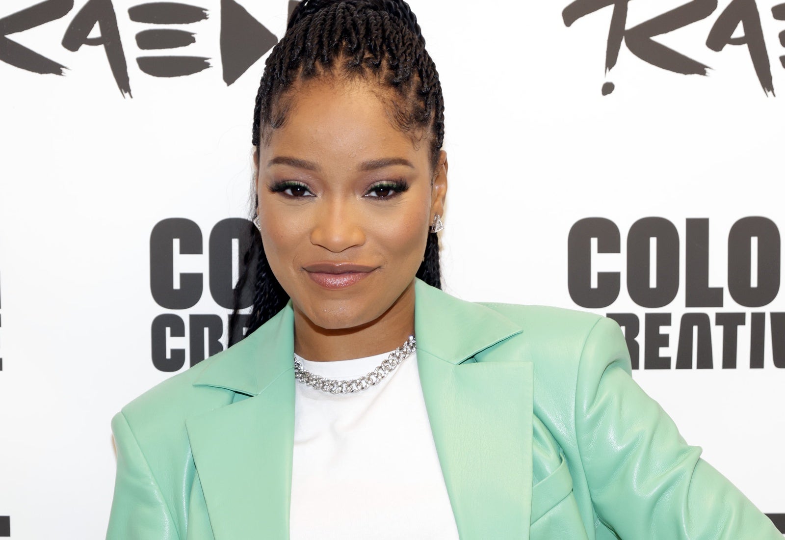 Keke Palmer poses for a picture at A Sip with Issa Rae and Keke Palmer during the HOORAE x Kennedy Center Weekend Takeover in Washington, D.C. March 27, 2022. (Photo by Tasos Katopodis/Getty Images for HOORAE) Photo: Getty Images Tasos Katopodis