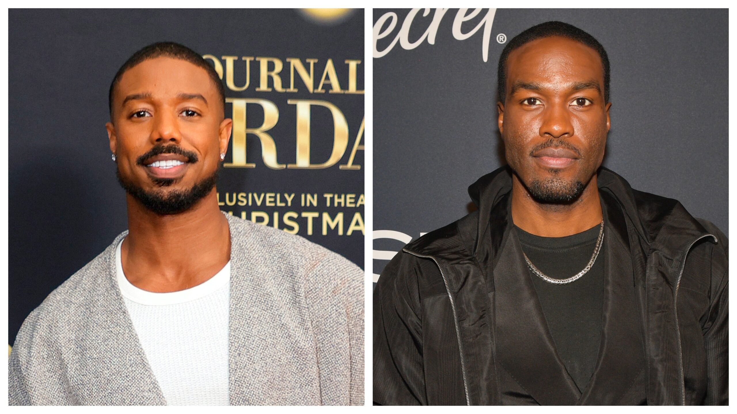 Michael B. Jordan, left; Yahya Abdul-Mateen II. Photo: Getty Images Michael Loccisano/Matt Winkelmeyer for InStyle