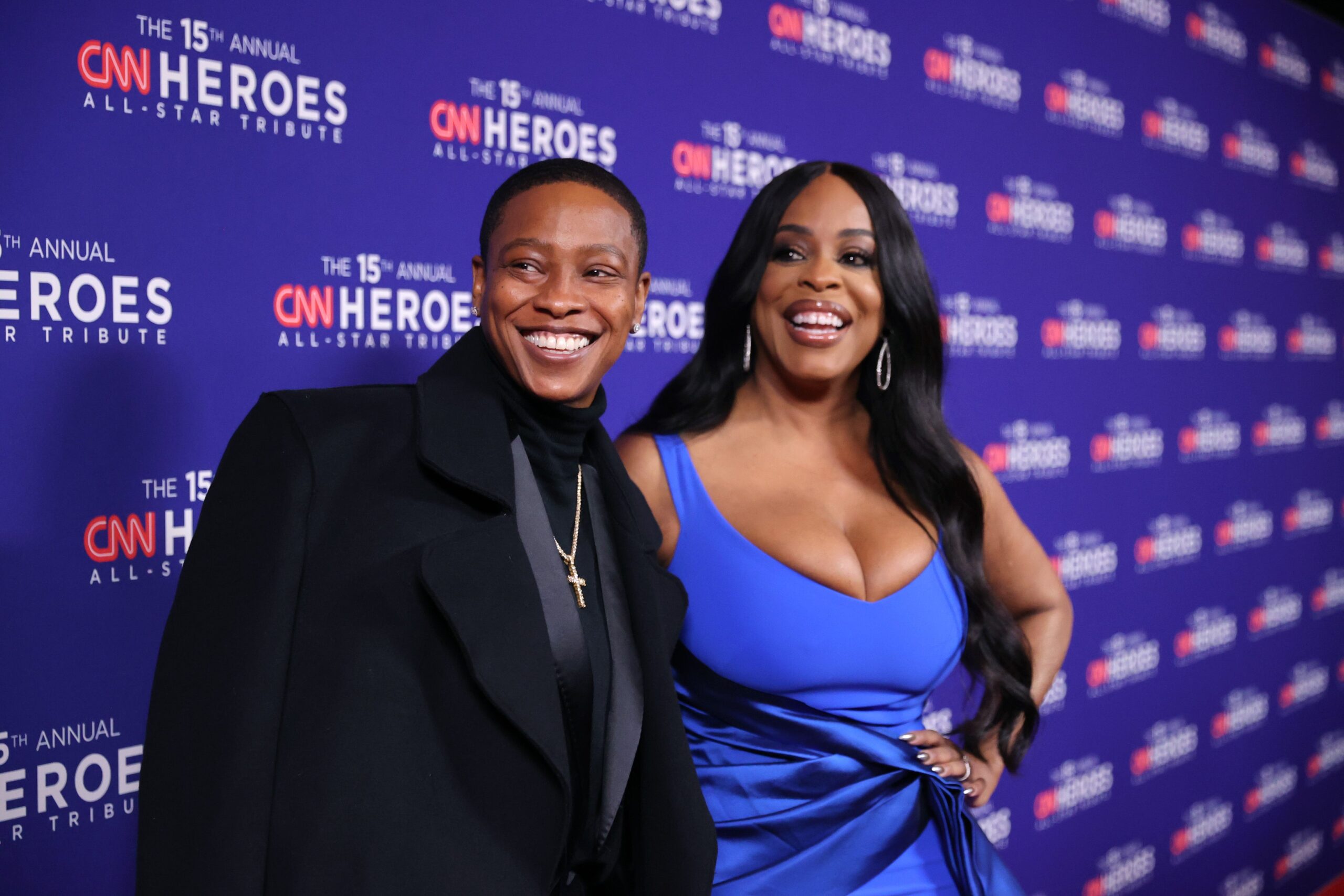 Jessica Betts and Niecy Nash attend The 15th Annual CNN Heroes: All-Star Tribute at American Museum of Natural History on December 12, 2021 in New York City. (Photo by Mike Coppola/Getty Images for CNN. A WarnerMedia Company. All Rights Reserved.) Photo: Getty Images Mike Coppola