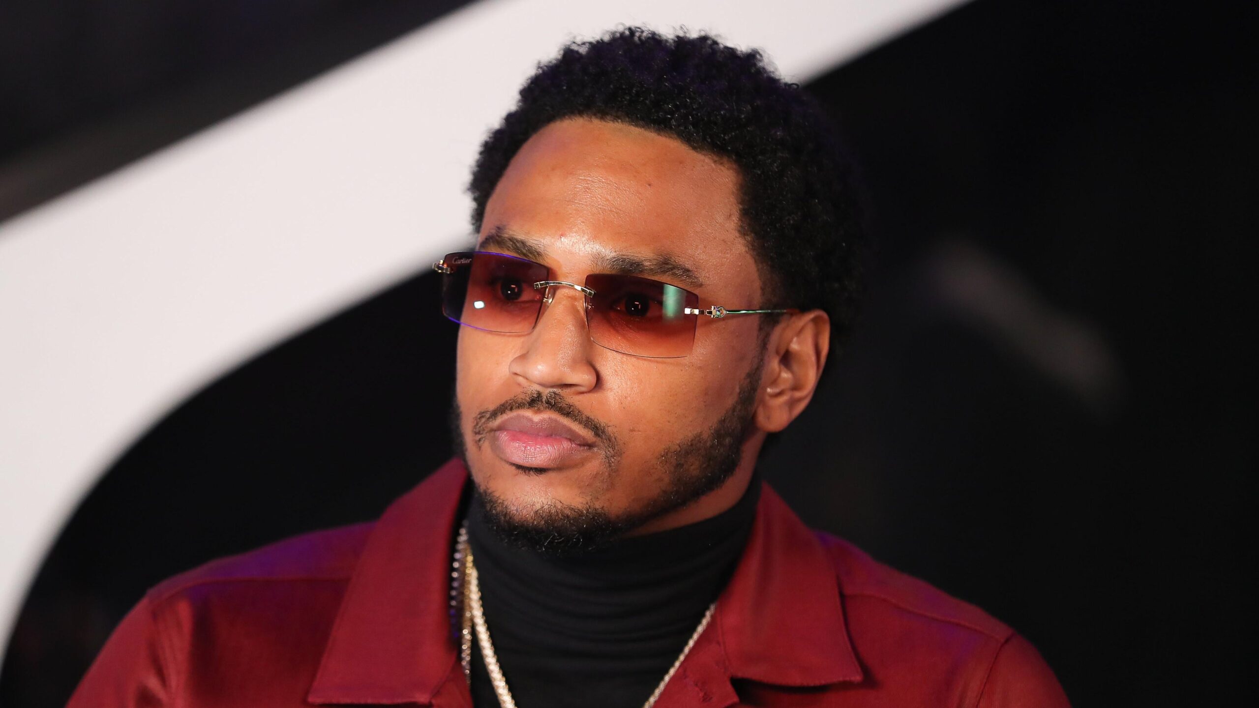 Trey Songz attends his virtual Special Valentine’s Day Concert on February 7, 2021 in Los Angeles, California. Photo: Getty Images Leon Bennett