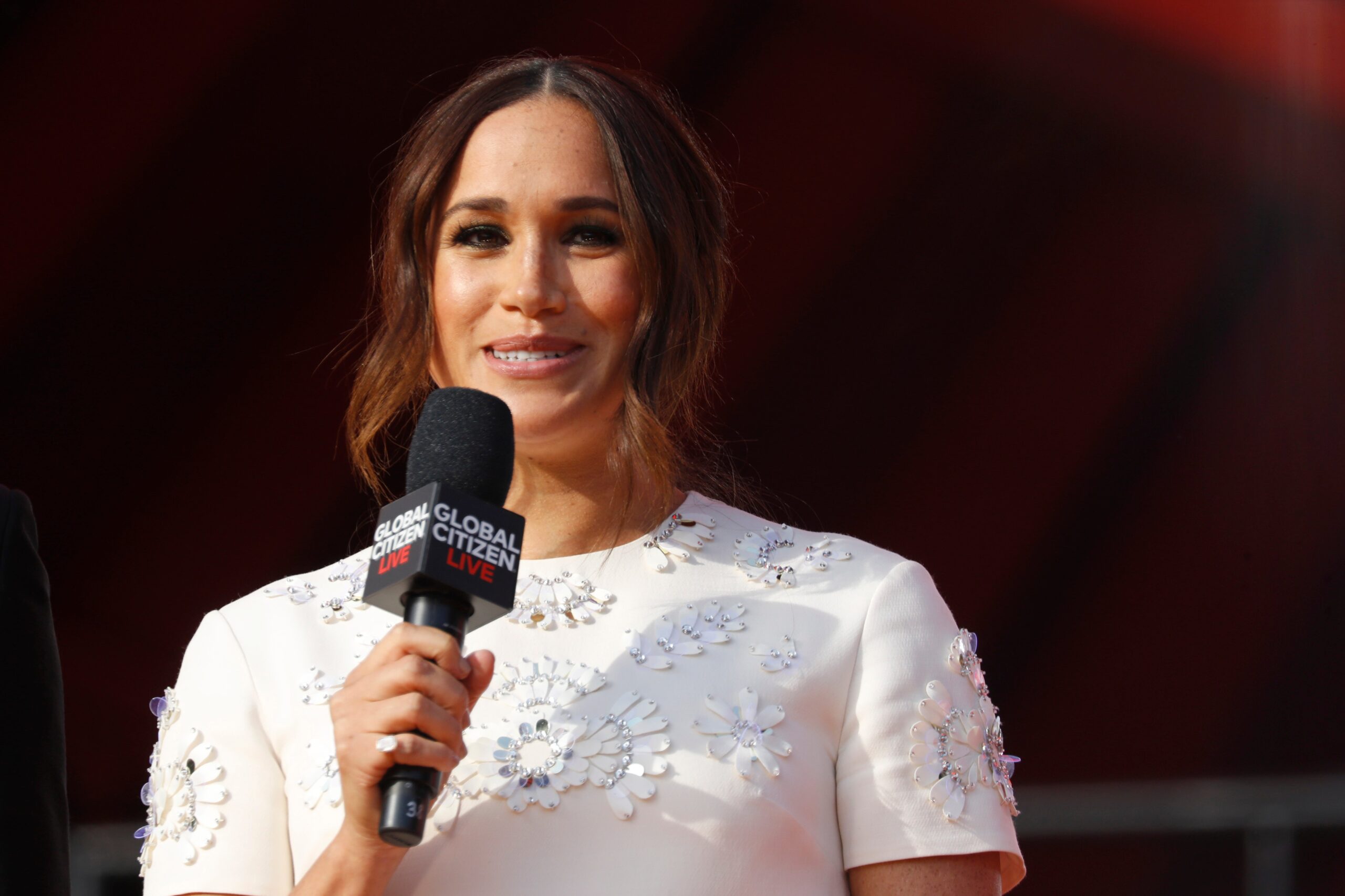 NEW YORK, NEW YORK - SEPTEMBER 25: Meghan, Duchess of Sussex speaks onstage during Global Citizen Live, New York on September 25, 2021 in New York City. (Photo by John Lamparski/Getty Images,) Photo: Getty Images John Lamparski