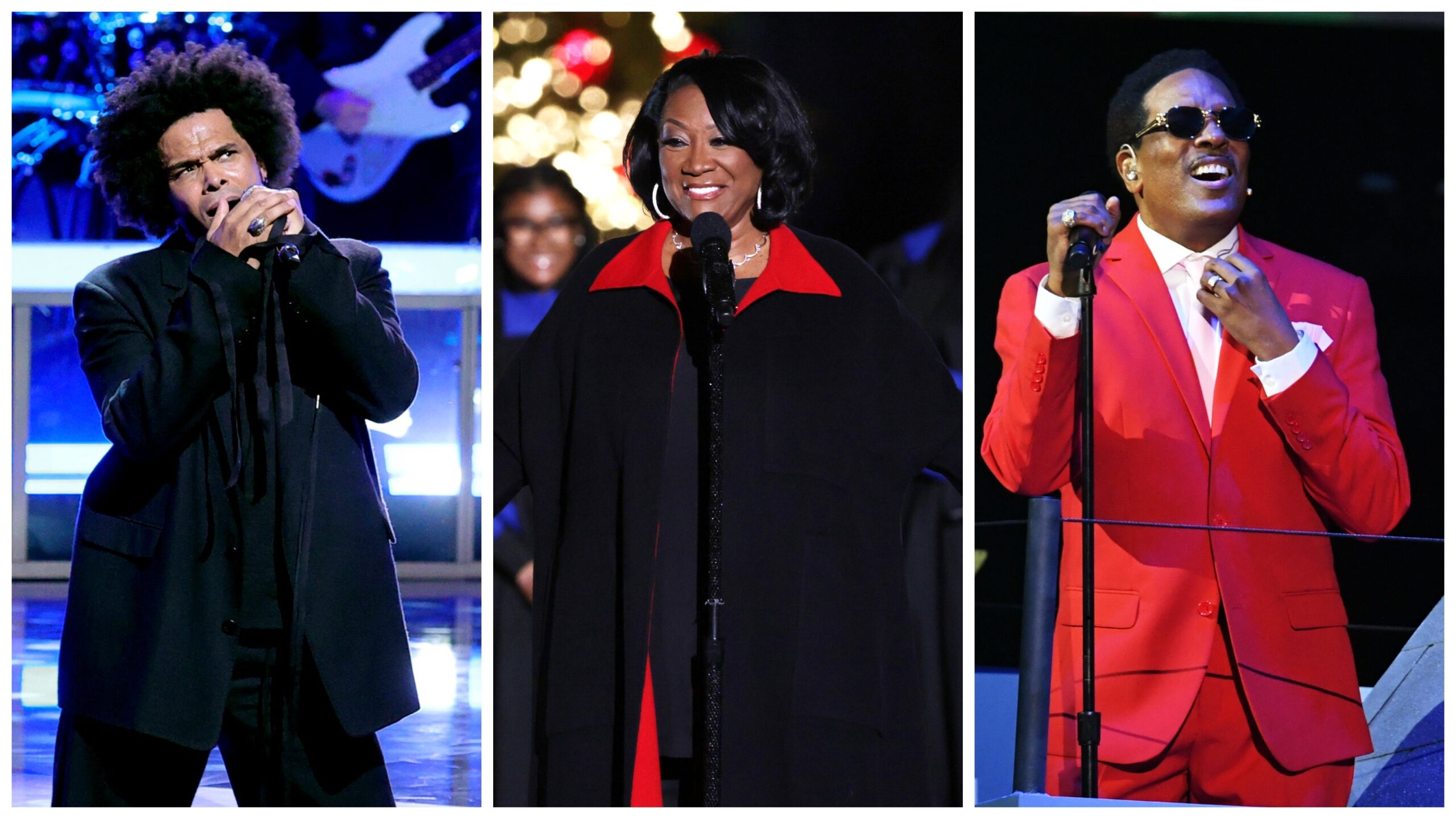 Maxwell, left; Patti Labelle; Charlie Wilson Photo: Getty Images Theo Wargo/ Alex Wong/ Kevin Winter for The Recording Academy