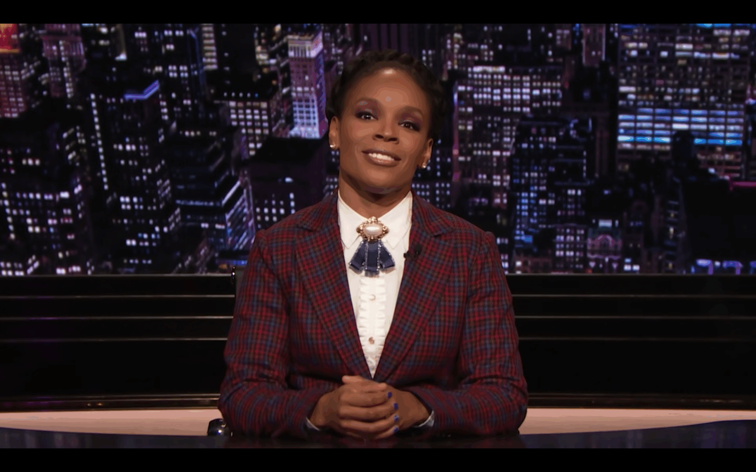 Amber Ruffin on The Amber Ruffin Show. Screenshot: YouTube