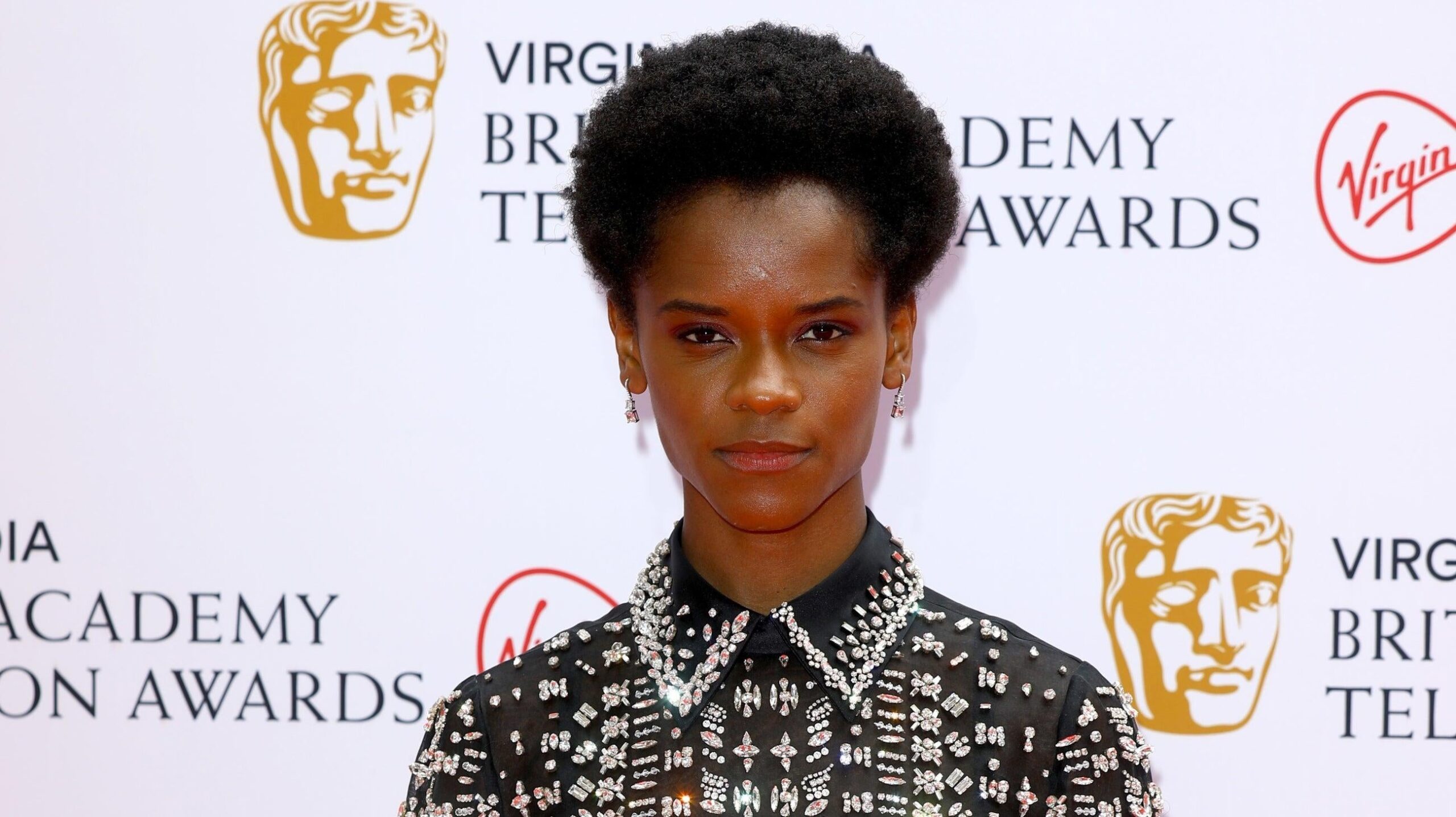 Letitia Wright attends the Virgin Media British Academy Television Awards 2021 at Television Centre on June 06, 2021 in London, England. Photo: Getty Images Tim P. Whitby