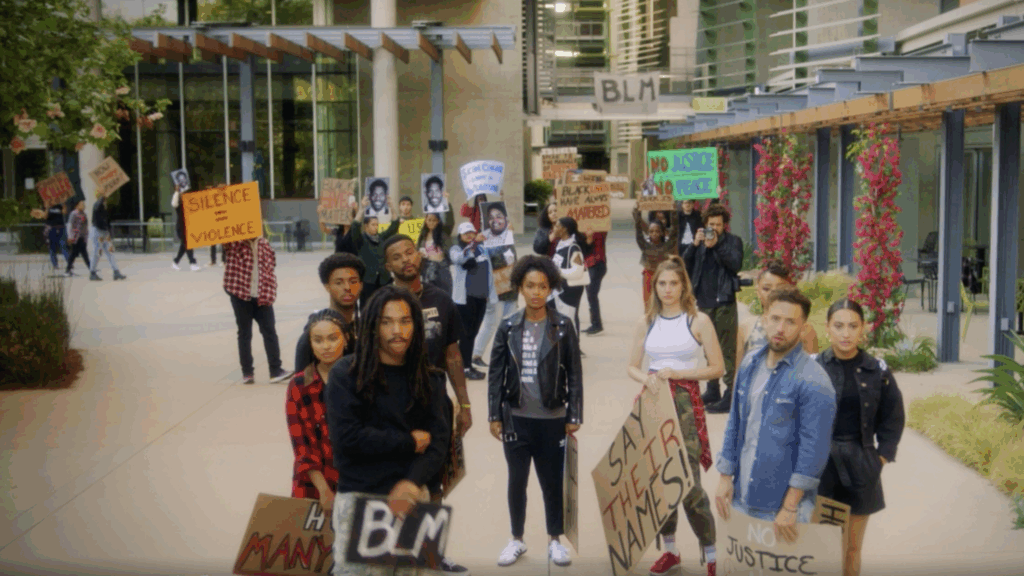 Exclusive Clip: Grown-ish Will Tackle Police Brutality, BLM Uprisings, Looting and White Fragility