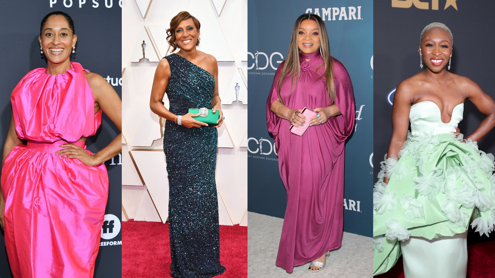 Tracee Ellis Ross; Robin Roberts; Ruth E. Carter; Cynthia Erivo Photo: Getty Images Amy Sussman