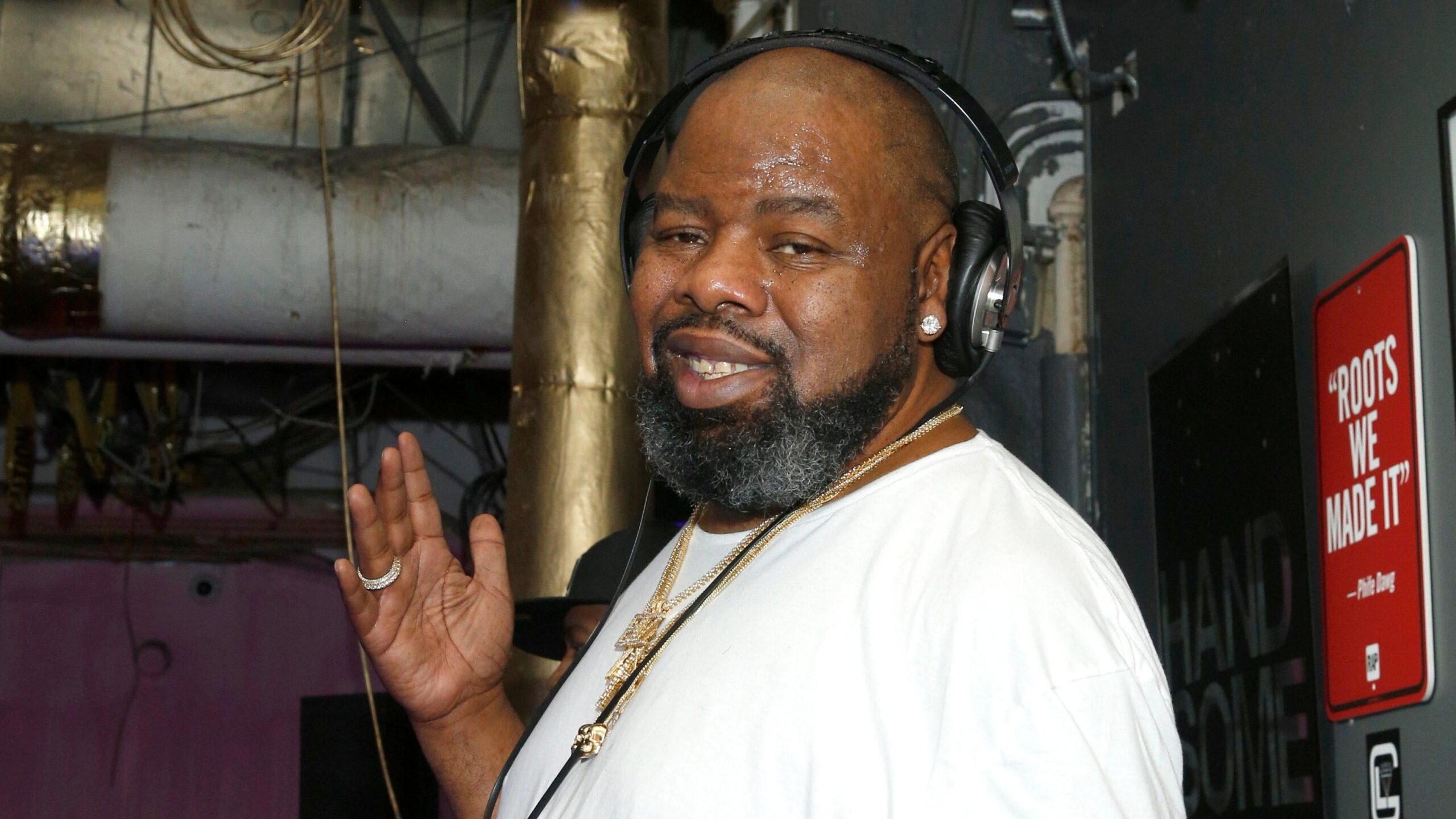 Biz Markie attends as Saks and Good Luck Dry Cleaners Host a Tribute to the Late Phife Dawg on February 15, 2018 in New York City. Photo: Getty Images Lars Niki for Saks Fifth Avenue