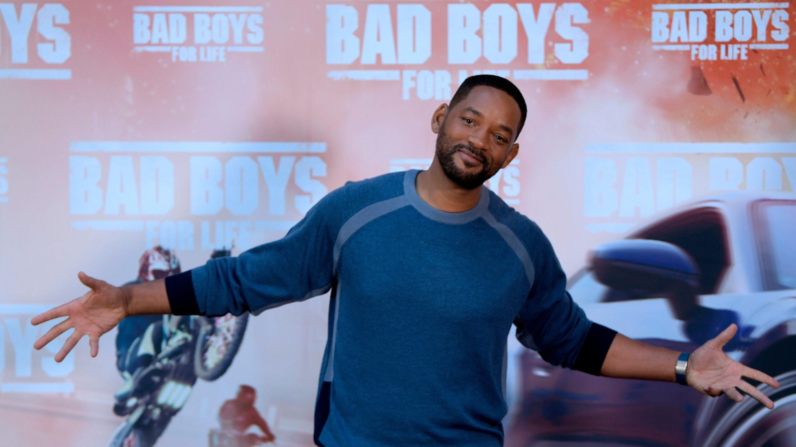 Will Smith poses at the ‘Bad Boys For Life’ launching photocall on January 8, 2020. Photo: Getty Images Gabriel Bouys / AFP