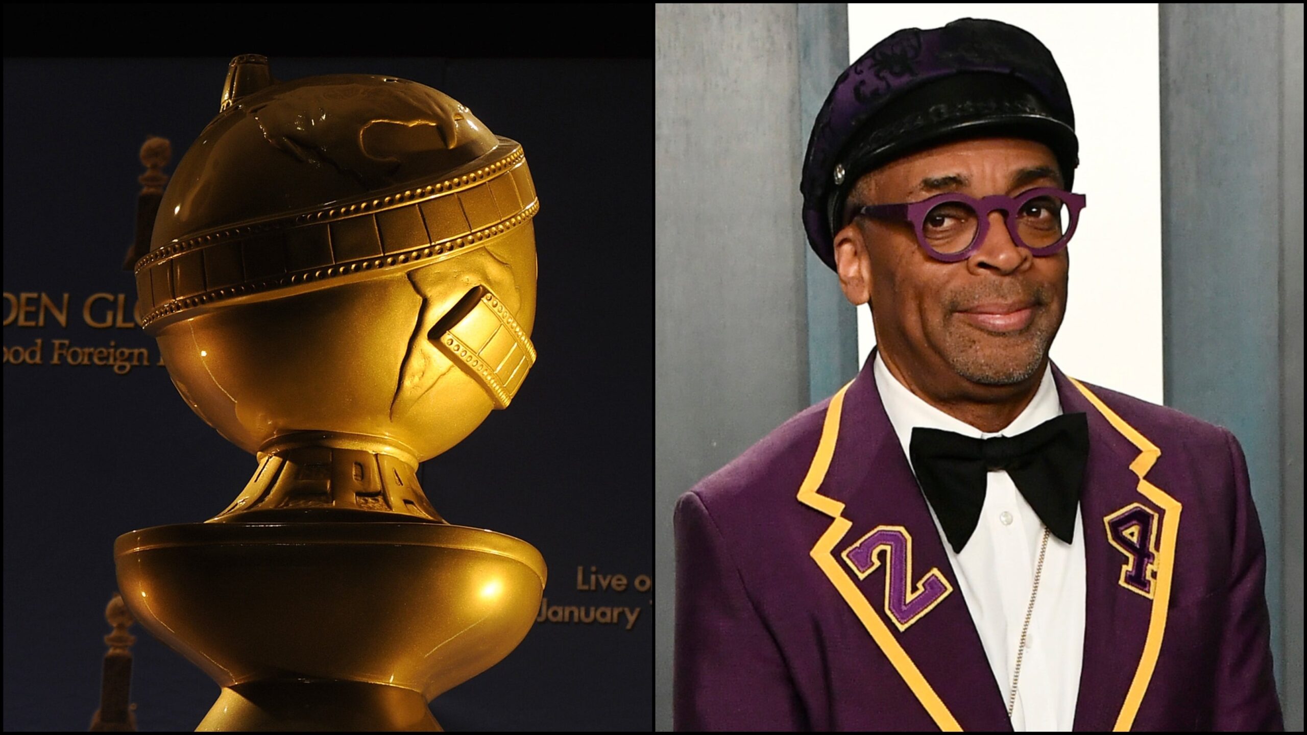 A general view of atmosphere at the 71st Golden Globe Awards Nominations Announcement on December 12, 2013 in Beverly Hills, California ;Spike Lee attends the 2020 Vanity Fair Oscar Party on February 09, 2020 in Beverly Hills, California. Photo: Getty Images Kevin Winter/Frazer Harrison