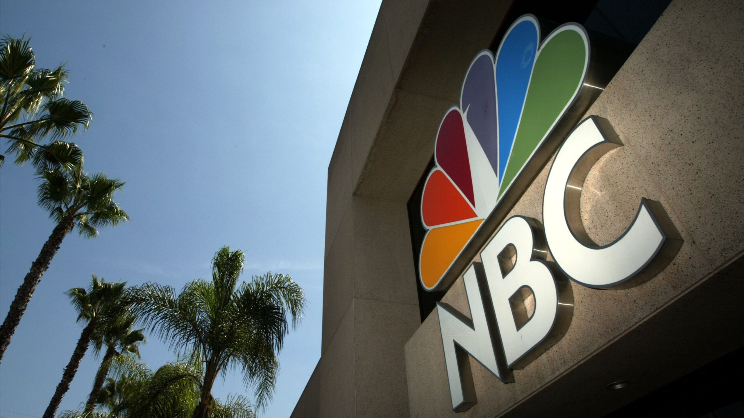 The NBC peacock logo as seen on the NBC studios building August 28, 2003 in Burbank, California. Photo: Getty Images David McNew