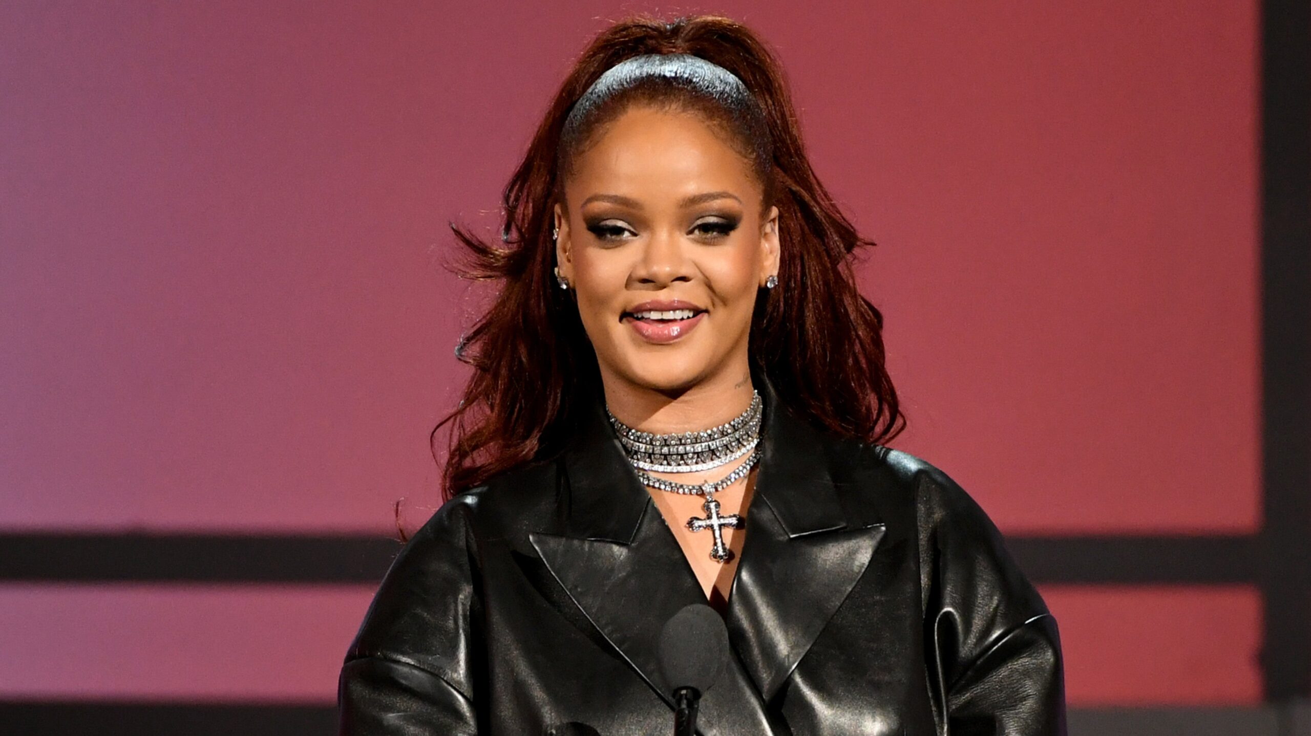 Rihanna speaks onstage at the 2019 BET Awards on June 23, 2019 in Los Angeles, California. Photo: Getty Images Kevin Winter