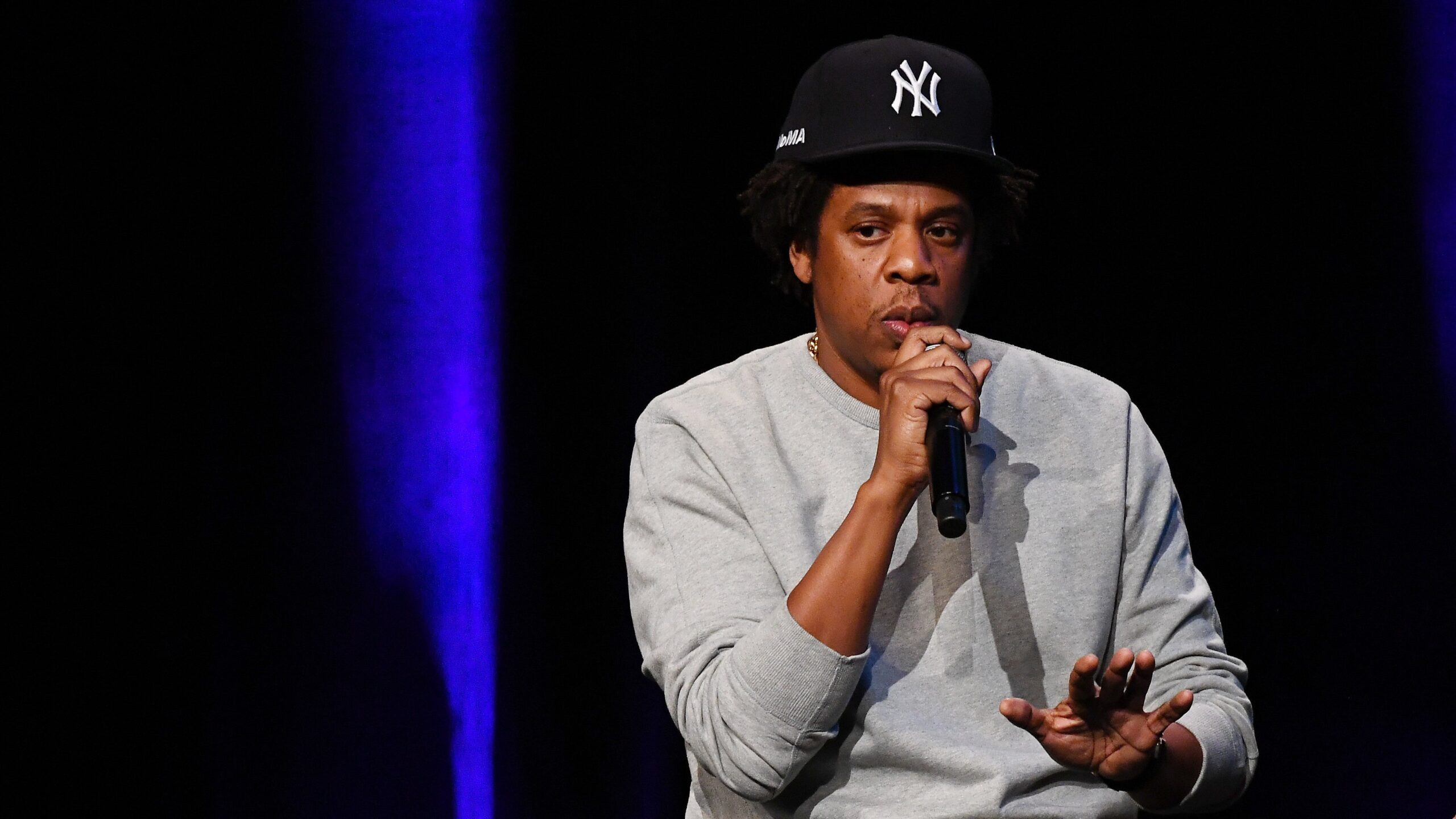 Shawn “Jay-Z” Carter speaks onstage during the launch of The Reform Alliance on January 23, 2019, in New York City. Photo: Getty Images Nicholas Hunt