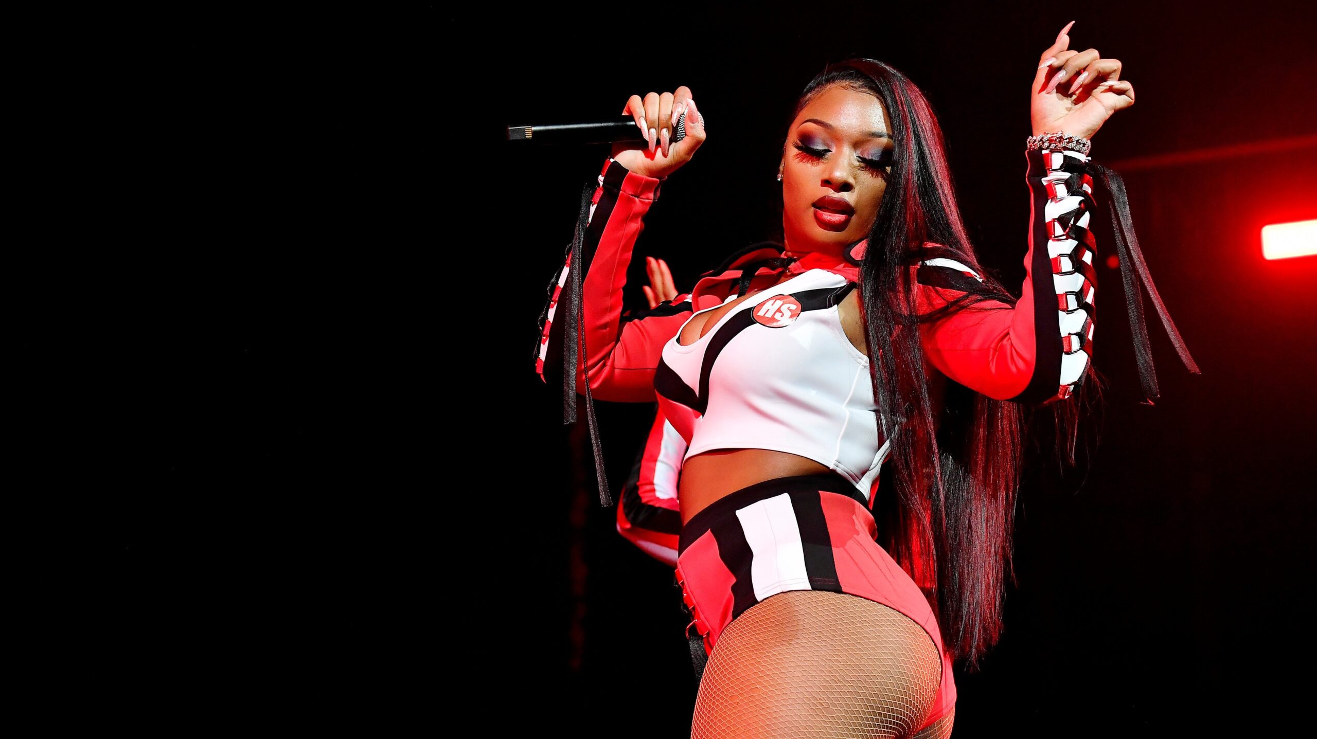 Megan Thee Stallion performs onstage during the EA Sports Bowl on January 30, 2020, in Miami, Florida. Photo: Getty Images Frazer Harrison/Getty Images for EA Sports Bowl at Bud Light Super Bowl Music Fest