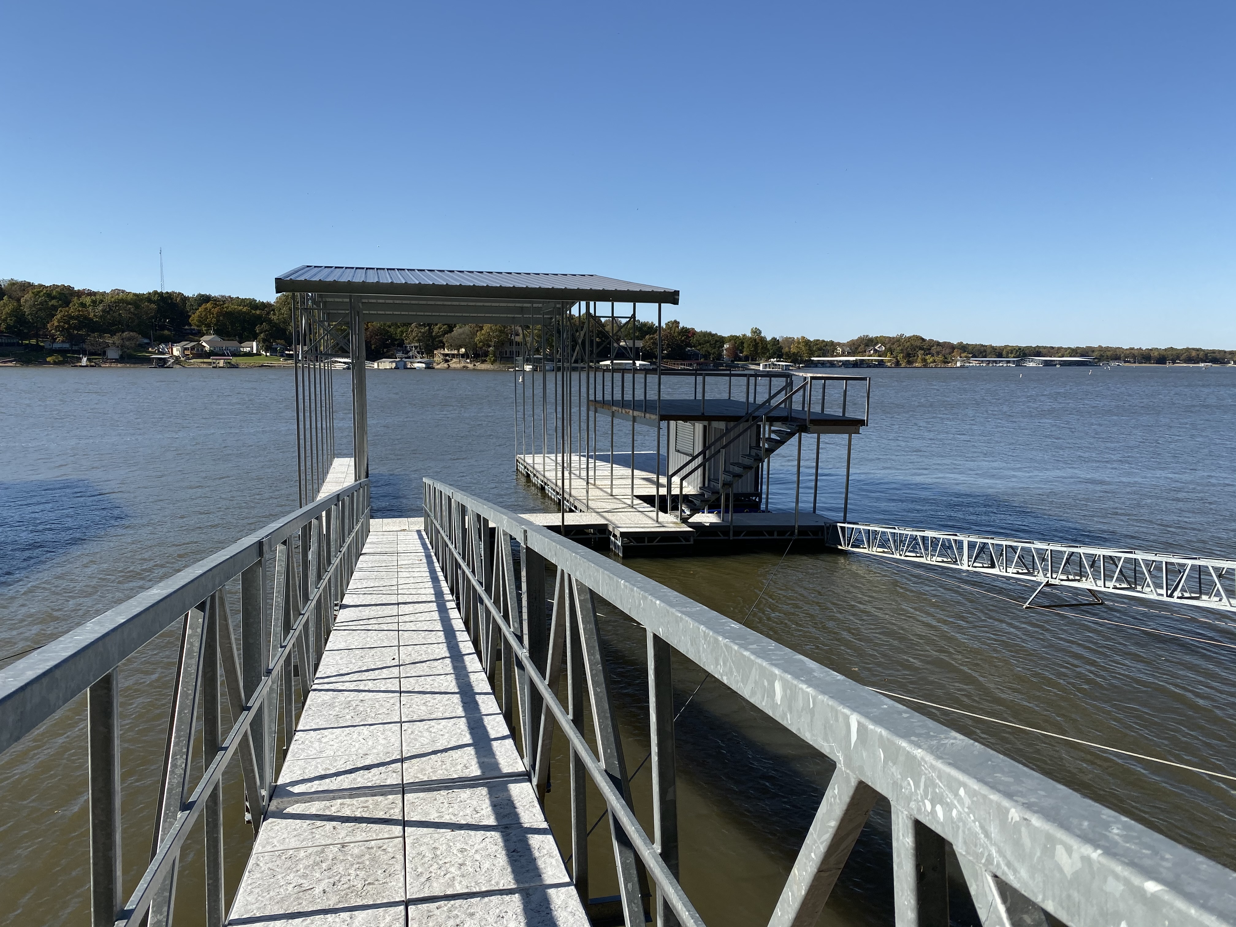 Private Dock on Duck Creek in the Coves - Grand Lake