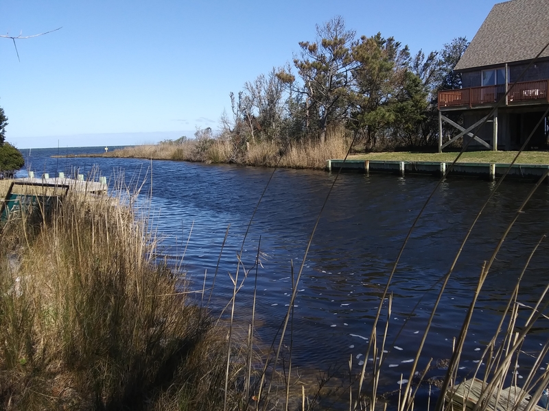 Private Canal Front Dock - Hatteras Island