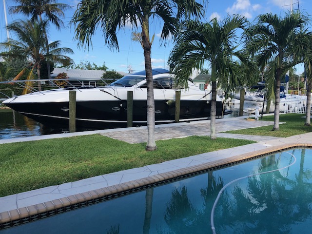 Private dock in Dania Beach, FL