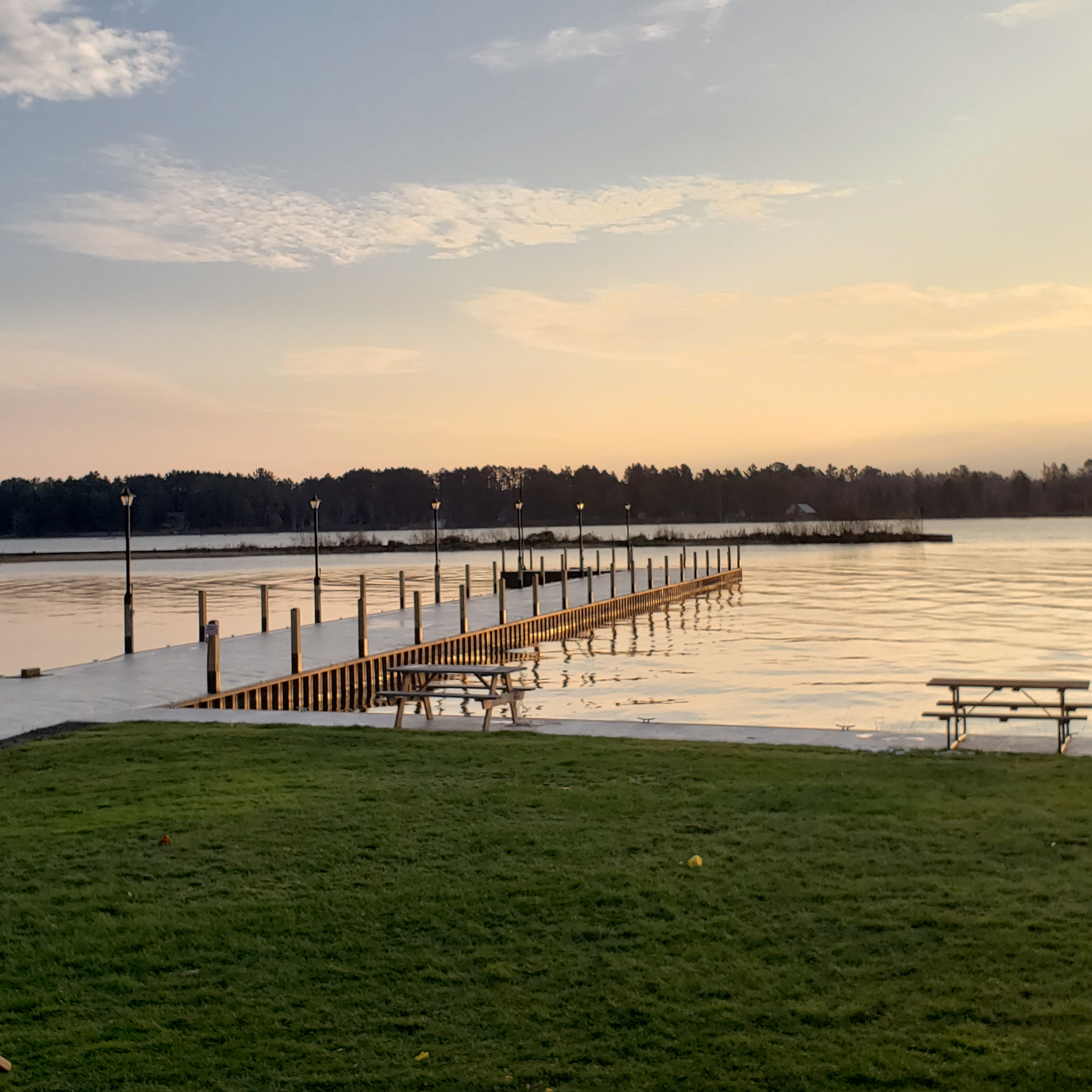 Large private dock for up to 150' yacht