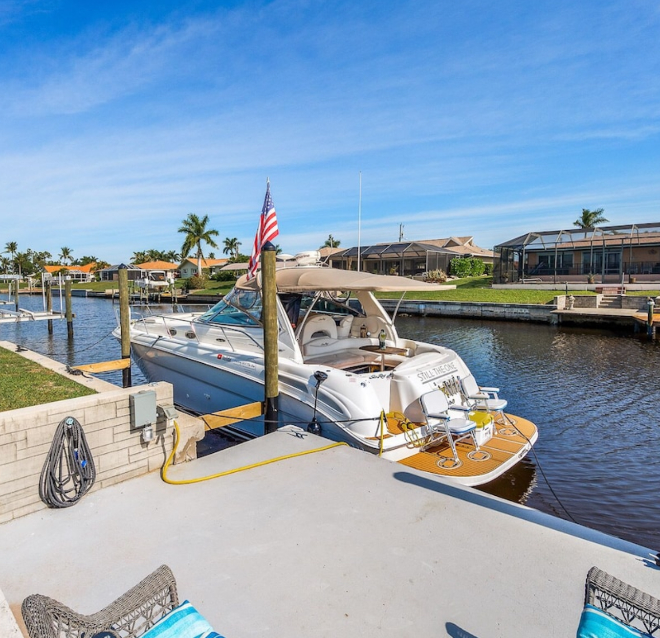 Dock with 50 AMP and Water Service 