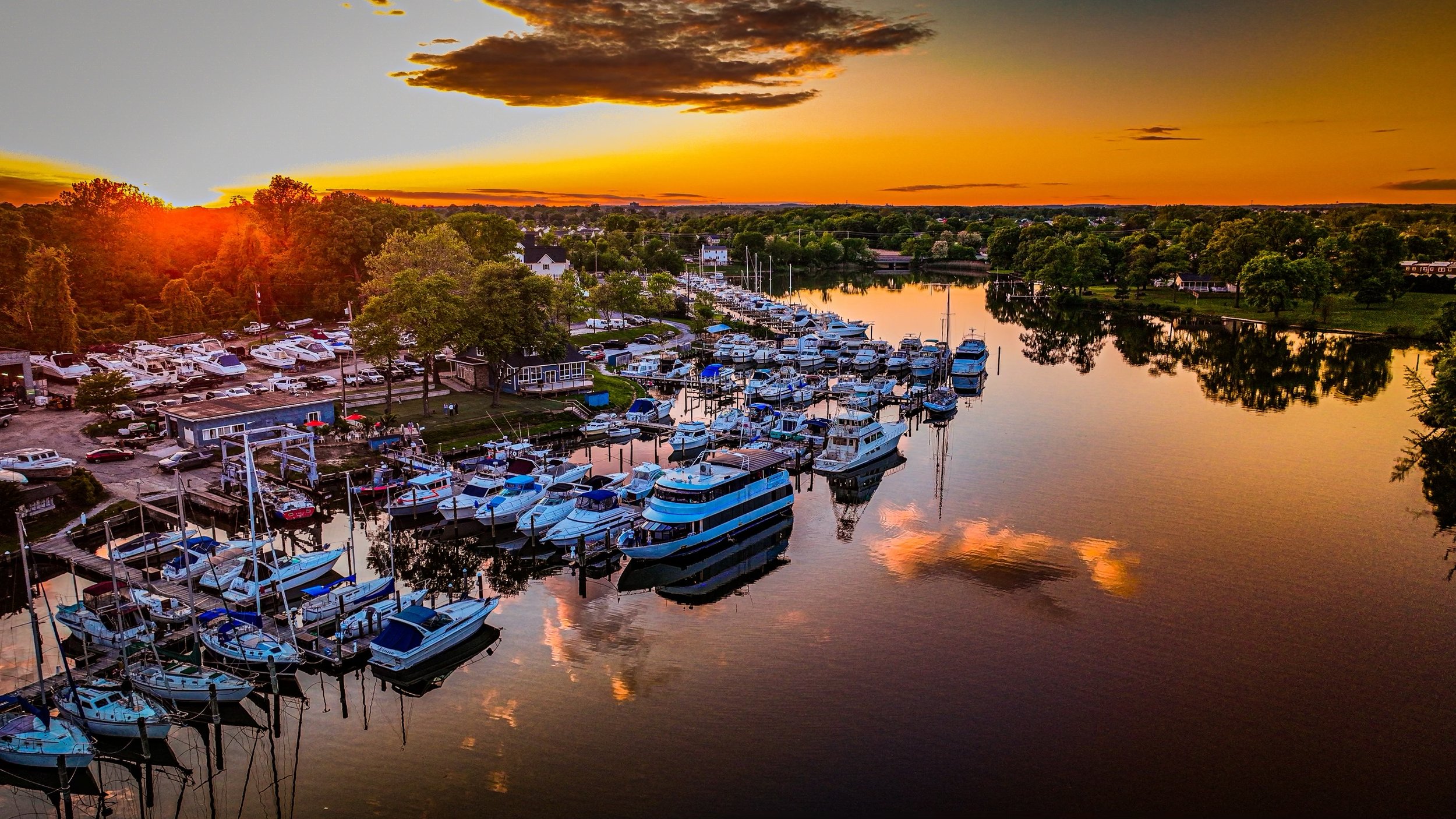 Middle River Landing Marina in Essex, Maryland Middle Chesapeake Bay