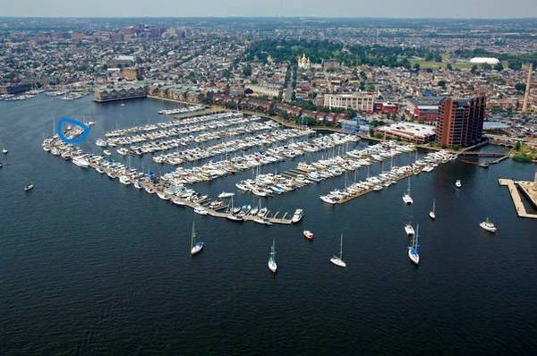 Inner Harbor 40' boat slip for rent