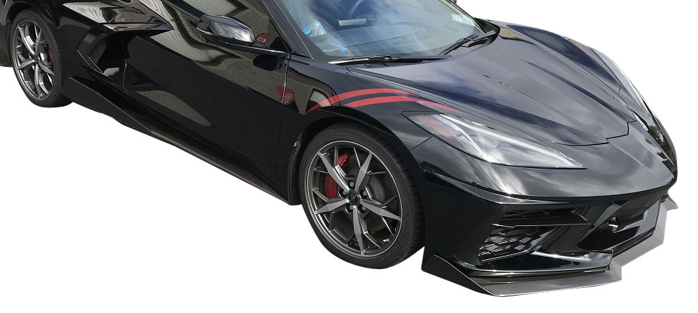 Fender Stripe-Single Color Left & Right -2020-2023 C8 Corvette