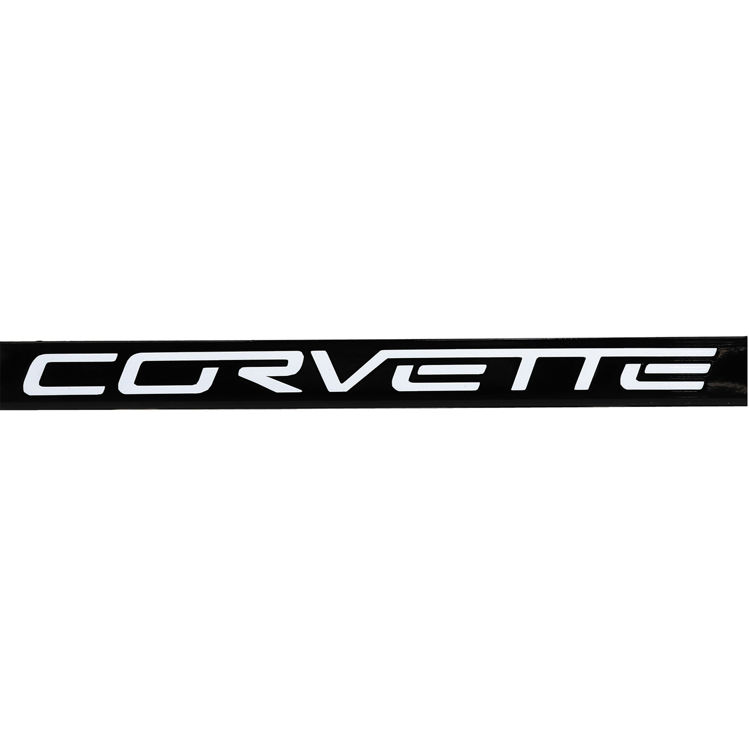 2005-2013 C6 Corvette License Plate Frame Matte Black W/White Script ...