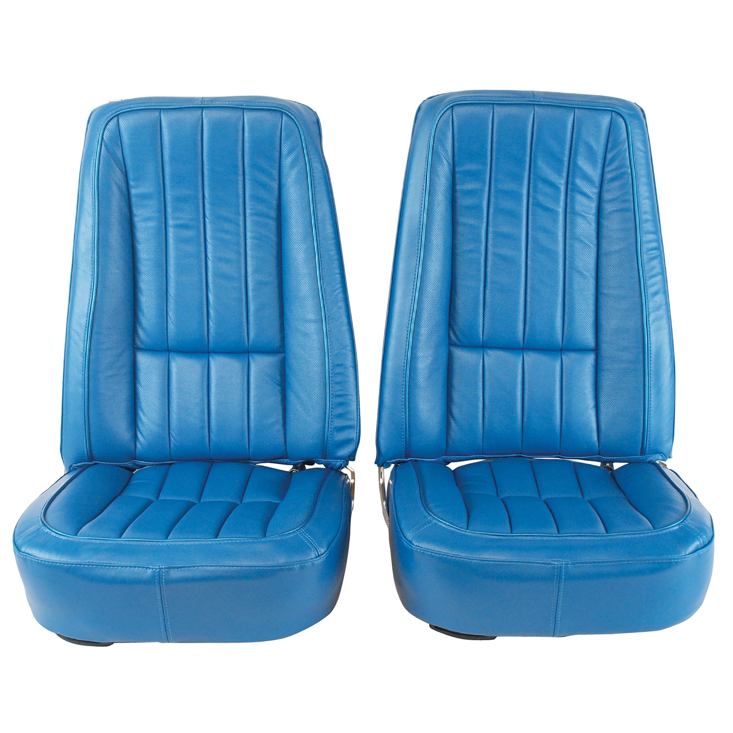Corvette C3 Leather Seat Covers Bright Blue 1968 | eBay