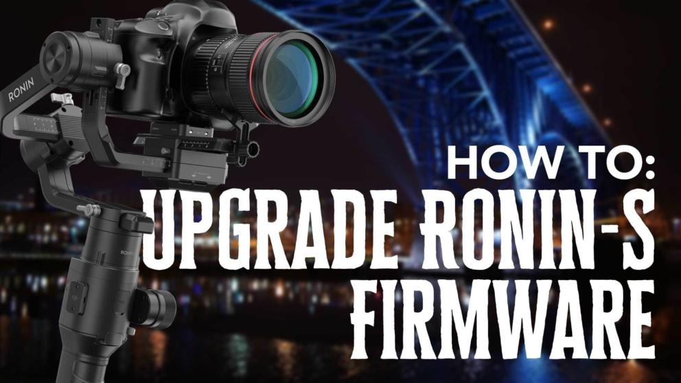 How to Update Ronin-S Firmware with DJI Assistant Banner Image