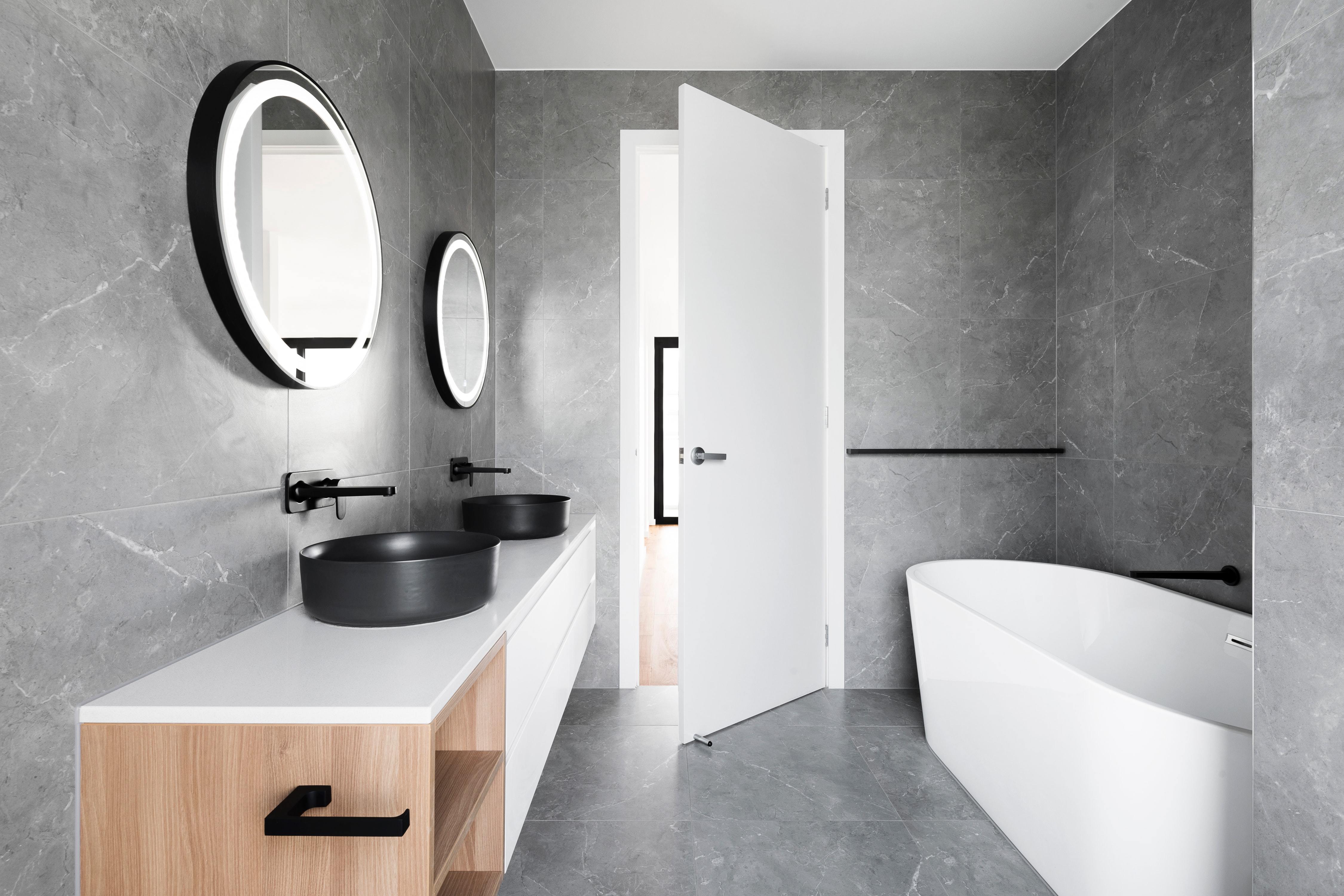 Bathroom Trends Matte Black Basco Shower Doors