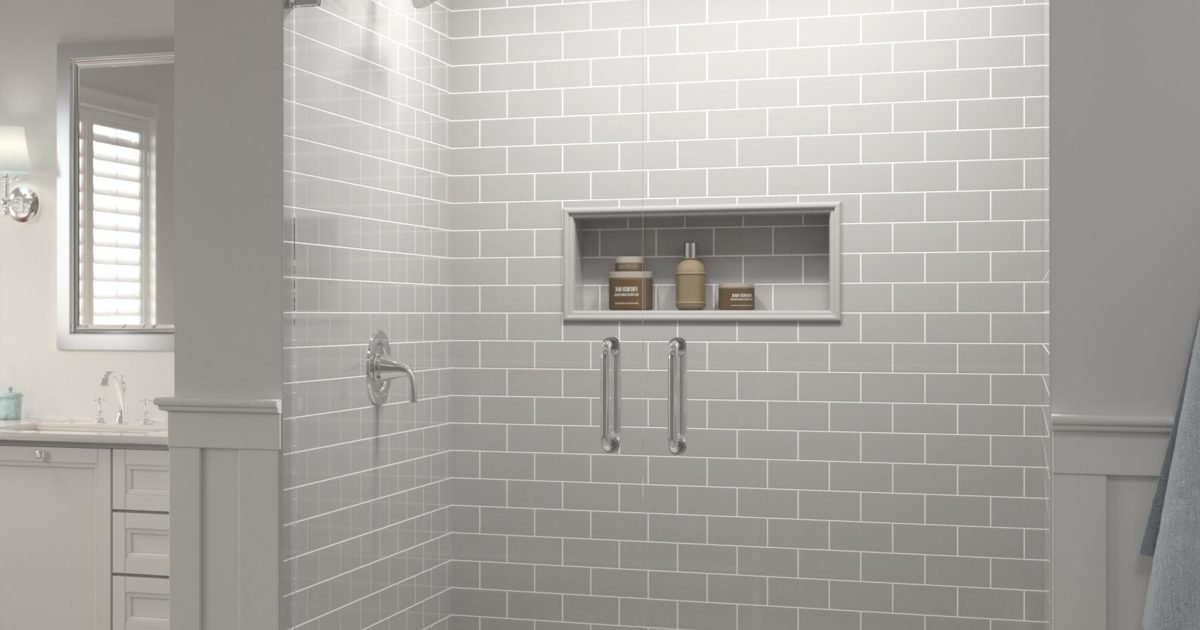 Celesta Frameless 3/8inch Glass French Swing Shower Door Basco