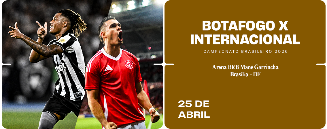 CAMPEONATO BRASILEIRO - BOTAFOGO X INTERNACIONAL