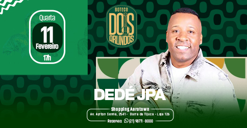 Samba E Pagode | Dedé Jpa em Rio De Janeiro