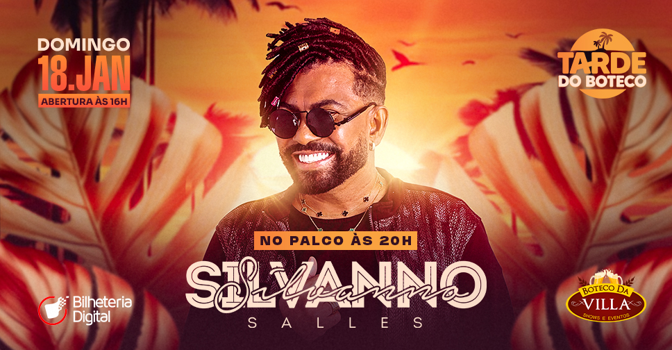 Tarde Do Boteco com Silvanno Salles em São Bernardo Do Campo