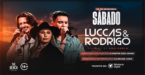 Luccas e Rodrigo em Maringá