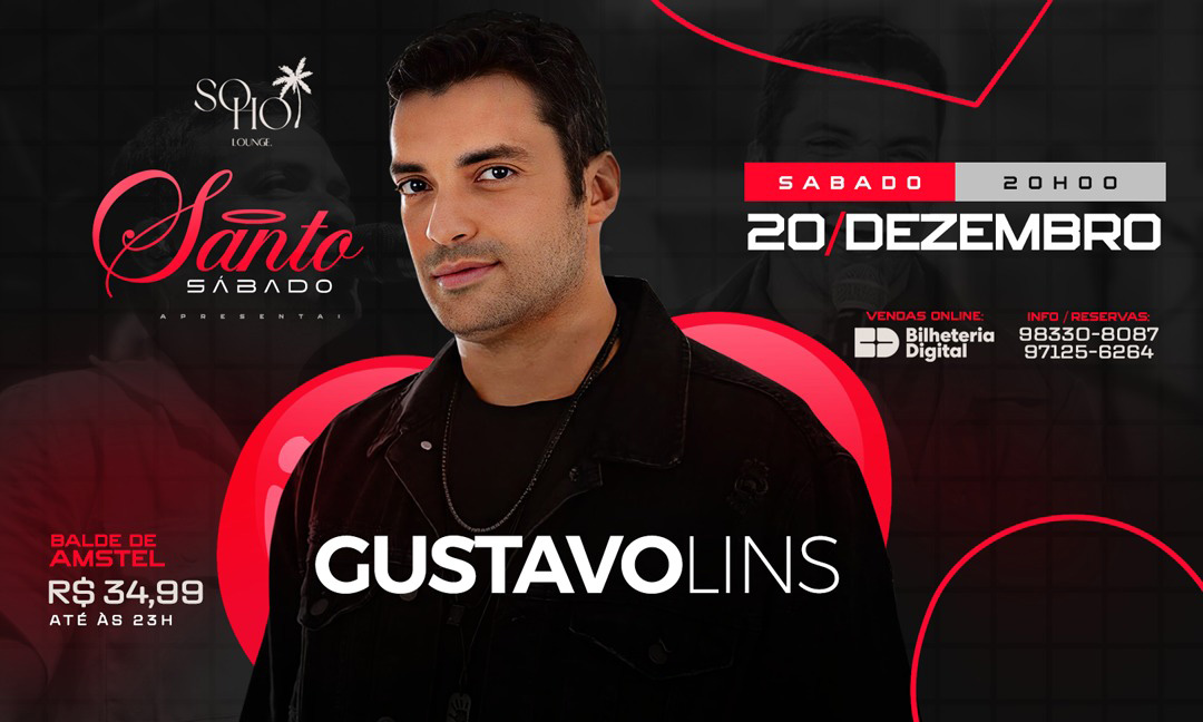 Santo Sábado - Gustavo Lins em Rio De Janeiro