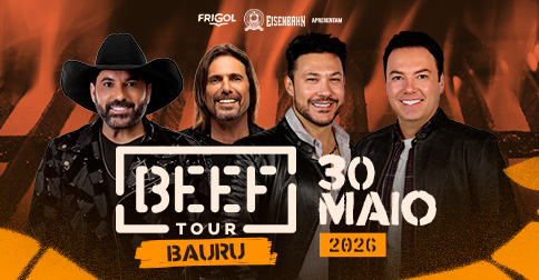 Beef Tour 10 Anos - Edson e Hudson + João Bosco e Vinícius em Bauru