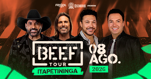 Beef Tour 10 Anos - Edson e Hudson + João Bosco e Vinícius em Itapetininga