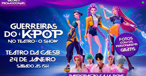 Guerreiras Do K-pop em Aguas Claras