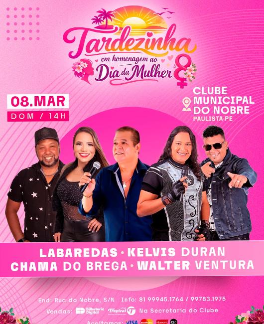 Tardezinha em Homenagem ao Dia da Mulher em Paulista