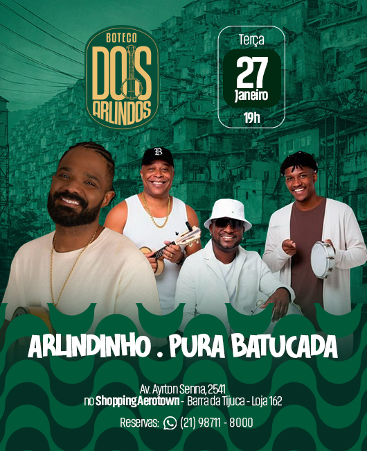Arlindinho e Pura Batucada em Rio De Janeiro