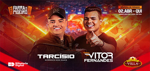 Farrá & Piseiro com Tarcísio Do Acordeon e Vitor Fernandes em São Bernardo Do Campo