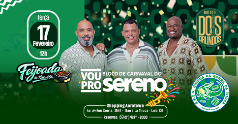 Bloco De Carnaval + Feijoada | Bloco Do Vou Pro Sereno em Rio De Janeiro
