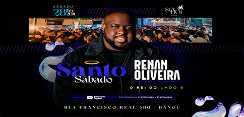 Santo Sábado Renan Oliveira em Rio De Janeiro